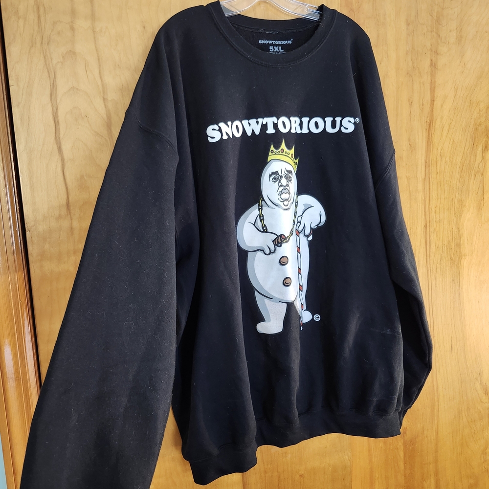 Black Graphic Sweatshirt